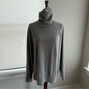 Universal Standard Gray Oversized Turtleneck Sweater Size Large ussw0758